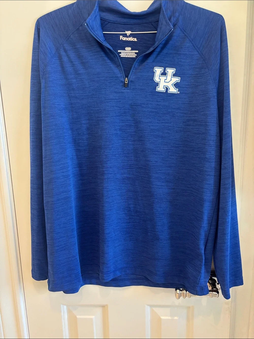 Fanatics Royal Blue University of Kentucky 1/4 Zip Pullover
